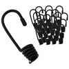 vidaXL Haken 100 st Zwart 4 mm x 5 cm Staal