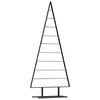 vidaXL Metalen kerstboom met standaard Zwart 210 cm Staal