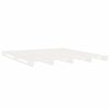 vidaXL Bedframe zonder matras massief grenenhout wit 160x200 cm