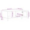 vidaXL Salontafel Bruin 80 x 50 x 40 cm Massief Mango Hout
