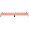 vidaXL Bedframe fluweel roze 90x190 cm