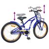 vidaXL Kinderfiets 18 Inch voor 5-7 jaar Donkerblauw