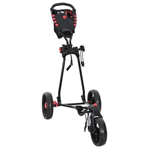 vidaXL Golf trolley Zwart 110 x 60 x 132 cm IJzer