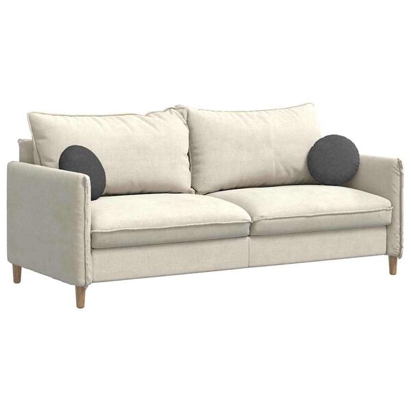 vidaXL Zitkussens 2 pcs Donkergrijs &Oslash; 30 cm Katoen Stof