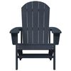 vidaXL Adirondack-stoel Marineblauw 82 x 74 x 92 cm HDPE