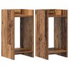 vidaXL Plantenstandaard Oudhout 30 x 30 x 60 cm Geconstrueerd hout