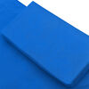 vidaXL Loungebed stof blauw
