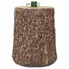 vidaXL Kerstboomvoet in boomstamvorm &Oslash; 31,5 x 40 cm Magnesiumoxide
