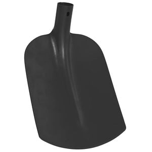 vidaXL Schep Hoofd Zwart 34,5 x 24 cm Gepoedercoat staal