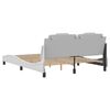 vidaXL Bedframe "Viana" met LED zonder matras wit 160x200 cm