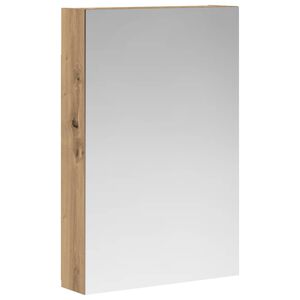 vidaXL Badkamer spiegelkast Ambachtelijk eiken 40 x 10,5 x 60,5 cm