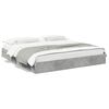 vidaXL Bedframe met lades bewerkt hout betongrijs 180x200 cm