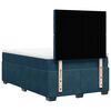 vidaXL Boxspring met matras fluweel blauw 120x200 cm