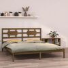 vidaXL Bedframe massief hout honingbruin 200x200 cm