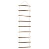 vidaXL Wanddecoratie laddervormig 50x150 cm naturel tak