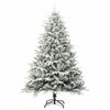 vidaXL Artificial Pre-lit Kerstboom met Ballenset Groen 180 cm