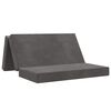 vidaXL Vouwbare Bankbed 120 x 67 x 45 cm Donkergrijs