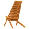 vidaXL Opvouwbare Tuinstoelen 2 pcs Bruin 56 x 69 x 84 m