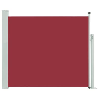vidaXL Tuinscherm uittrekbaar 100x300 cm rood