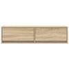 vidaXL TV-kast met lade Sonoma eiken 100 x 31 x 25,5 cm Bewerkt hout