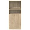 vidaXL Keukenkast 57x41,5x131,5 cm bewerkt hout sonoma eikenkleurig