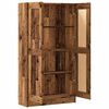 vidaXL Boekenkast 82,5x30,5x150 cm bewerkt hout oud houtkleurig
