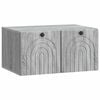 vidaXL Wandbeugel TV-kast Grijs sonoma 59,5 x 41 x 30 cm Bewerkt hout