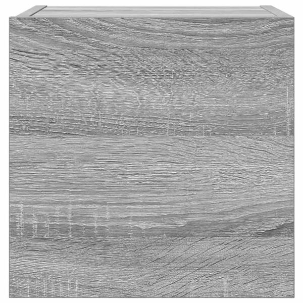 vidaXL Tv-wandmeubelen 4 st 30,5x30x30 cm grijs sonoma eikenkleurig