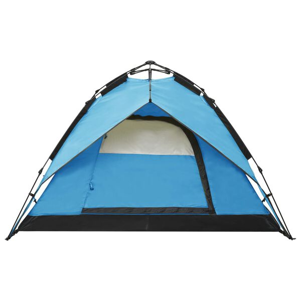 vidaXL Tent pop-up 2-3 persoons 240x210x140 cm blauw