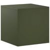 vidaXL Plantenstandaard Olijfgroen 40 x 40 x 40 cm weervast staal