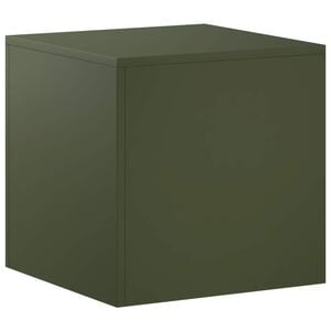 vidaXL Plantenstandaard Olijfgroen 40 x 40 x 40 cm weervast staal