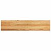 vidaXL Traptreden 8 st 120x25x2 cm massief eikenhout lichtbruin
