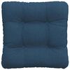 vidaXL Zitkussens 4 pcs Blauw 45 x 45 x 12 cm Stof