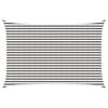 vidaXL Zonneschaduwzeil Lichtgrijs en wit. 3 x 4 m HDPE