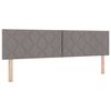 vidaXL Boxspringbed met matras Taupe 200 x 180 cm Polyester
