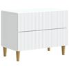 vidaXL Nachtkastje met lade Wit 62 x 34,5 x 48 cm Bewerkt hout