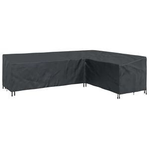 vidaXL Meubelhoes Zwart 286 x 222 x 80 cm 210D Oxford Stof