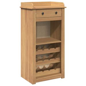vidaXL Wijnkast PANAMA 57x40x111,5 cm massief grenenhout