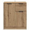 vidaXL Dressoir met lade Artisan Eiken 60 x 30 x 70 cm Bewerkt hout