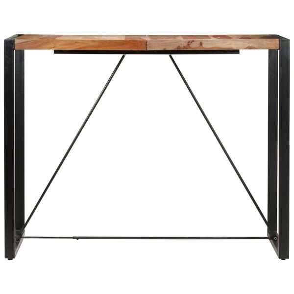 vidaXL Bartafel 140x70x110 cm massief acaciahout