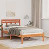 vidaXL Bedframe Bruin 90 x 190 cm Massief grenenhout