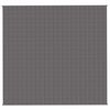 vidaXL Verzwaringsdeken 220x235 cm 11 kg stof grijs