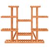 vidaXL Plantenstandaard 110x25x110,5 cm massief vurenhout