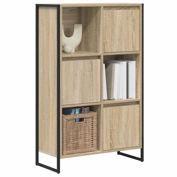 vidaXL Boekenkast Sonoma 68 x 30 x 108.5 cm Bewerkt hout