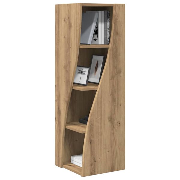 vidaXL Hoekkast Artisan Eiken 32x32x102cm Bewerkt hout