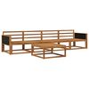 vidaXL Buiten bankenset 5 pcs Naturel Massief Acaciahout