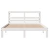 vidaXL Bedframe met hoofdeinde zonder matras 140x200 cm wit
