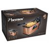Bestron Friteuse met koude zone AF370CO 2000 W 3,5 L koperkleurig