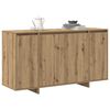 vidaXL Dressoir Artisan Eiken 135 x 41 x 75 cm Bewerkt hout