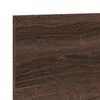vidaXL Wandkast 70x16,5x30 cm bewerkt hout bruin eikenkleur